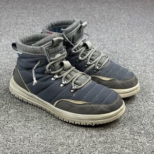 HEYDUDE Charlie Navy Mid Top Boots Mens Size 8 Casual Comfort Shoes Winter Snow